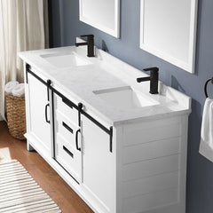 Edenderry 72.05" Double Bathroom Vanity Set